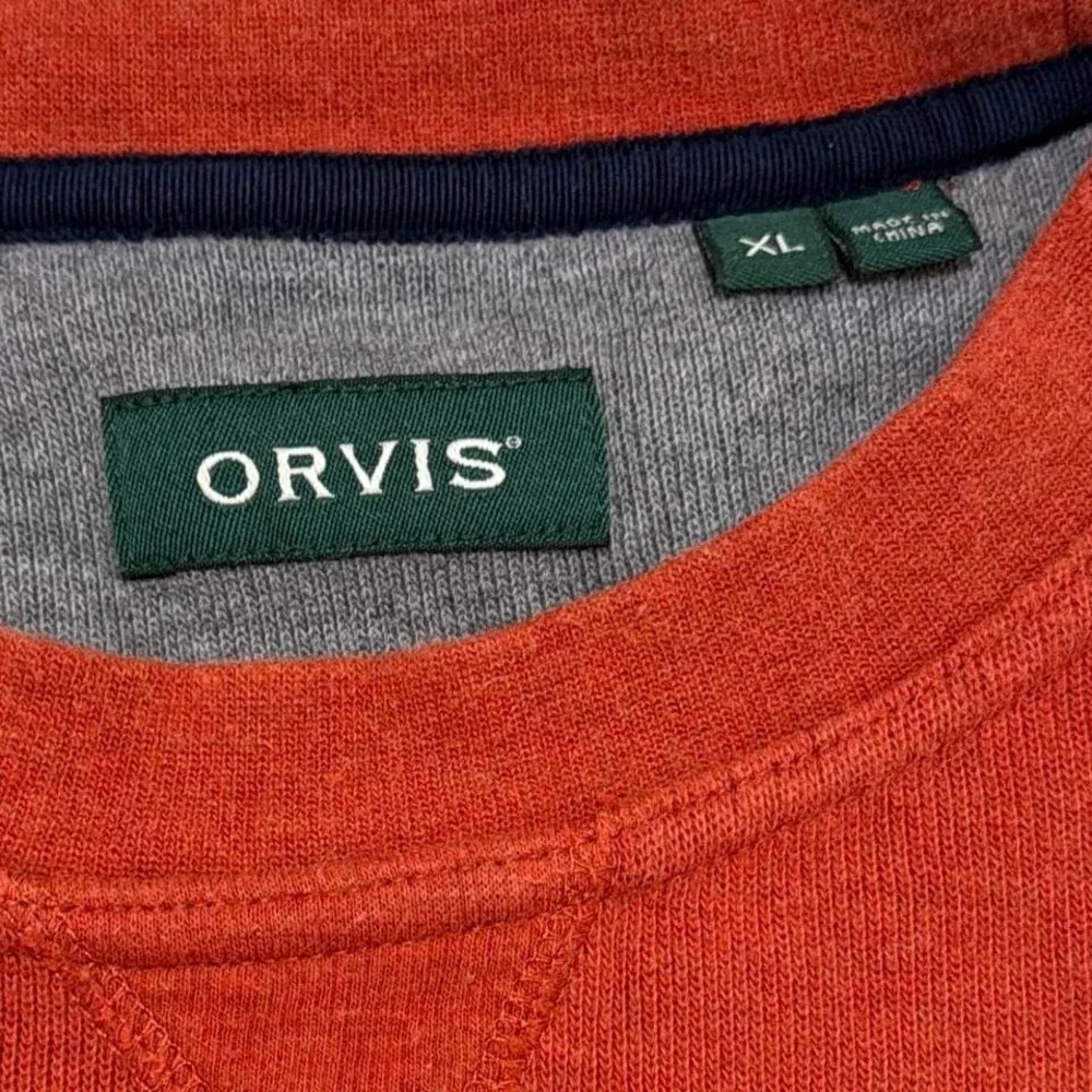 Y2K‎ Vintage Orvis Crewneck Sweatshirt | Burnt Orange | XL